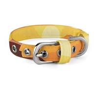 Sea Lighthouse in Sunset Collar Easy-Fastening Buckle，Pet Supplies Adjustable ，Dog Collar The D-Ring Design Allows for Towing Or Hanging Tags，for Small to Medium-Sized Dogs.