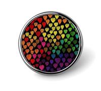 Sea Lighthouse in Sunset Lapel Pin Round Brooch for Men & Women Alloy Suit Accessories, 1" Lightweight Tie Pin, Gay Pride Rainbow, Circular