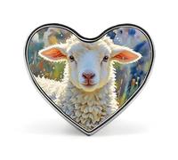 Sea Lighthouse Lapel Pin Fashion Brooch Pin Cute Button Badges Heart Shape Button Pins Enamel Pins Metal Pinback for Hat Shirt Clothing Bags Decoration, Love form, Aluminum, no gemstone