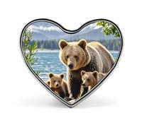 Sea Lighthouse Lapel Pin Fashion Brooch Pin Cute Button Badges Heart Shape Button Pins Enamel Pins Metal Pinback for Hat Shirt Clothing Bags Decoration, Love form, Aluminum, no gemstone