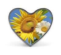 Sea Lighthouse Lapel Pin Fashion Brooch Pin Cute Button Badges Heart Shape Button Pins Enamel Pins Metal Pinback for Hat Shirt Clothing Bags Decoration, Love form, Aluminum, no gemstone