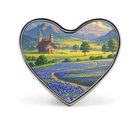 Sea Lighthouse Lapel Pin Fashion Brooch Pin Cute Button Badges Heart Shape Button Pins Enamel Pins Metal Pinback for Hat Shirt Clothing Bags Decoration, Love form, Aluminum, no gemstone