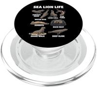 Sea Lion Life Funny Seal Marine Animal Behavior PopSockets PopGrip for MagSafe