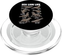 Sea Lion Life Funny Seal Marine Animal Behavior PopSockets PopGrip for MagSafe