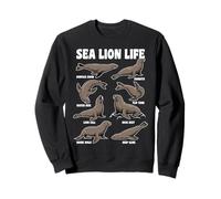Sea Lion Life Funny Seal Marine Animal Behavior Sweatshirt
