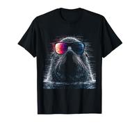 Sea Lion Lover Sunglasses Motif T-Shirt