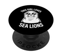 Sea Lions Funny Sea Lion PopSockets Adhesive PopGrip