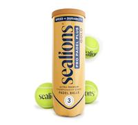 Sea Lions Pro Padel Championship Padel Balls - Durable High Performance for Match & Training - Tube of 3 Pressurised Balls - Built to International Federation Standards