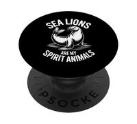 Sea Lions Spirit Animals Funny Sea Lion PopSockets Adhesive PopGrip