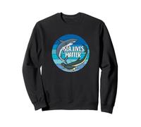 Sea Lives Matter Great White and Hammerhead Shark Sweatshirt