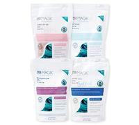 Sea Magik - Bath Salts, Muscle Soak, Therapeutic Spa Experience, Epsom, Magnesium Flakes, Dead Sea, Himalayan, Relaxes Your Body and Mind, Natural Salts, Vegan, Cruelty Free, Mixed Set (4 x 1kg)