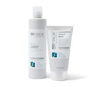 Sea Magik - Seaweed Shampoo and Scalp Mask to Soothe Itchy, Sensitive, and Dry Scalp or Psoriasis, Long Lasting Hydration with Dead Sea Salt, Vegan, Cruelty Free (150ml and 300ml)
