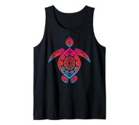 Sea Maori Turtle Vibrant Mandala Ocean Creatures Tank Top