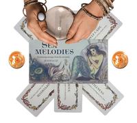 Sea Melody Tarot Set (40 Cards) - With Mermaids Messages | Intuitive Orientation for Love, Career & Life Questions | Ideal for Beginners, Hobby Oracle Players & Spiritual Beginners