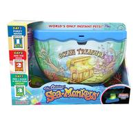 The Original Sea Monkeys - Ocean Treasure Aquarium with Light - Our LARGEST tank Grow Your Own Pets Educational Science Kit- Includes Eggs, Food, Water Purifier, and Searchlight, Assorted Colors