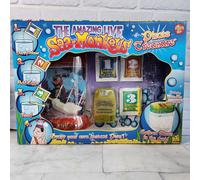 Sea Monkeys Red Pirate Treasure Set Vintage 2008 Submarine Searchlight Accessory