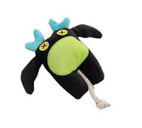 Sea Monster Cotton Rope Pet Toy, Interactive Tug and Chew Plush for Puppies and Small Dogs, Durable Soft Toy for Cats and Dogs, Fun Indoor Play to Relieve Boredom and Teething Stress (black)