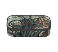 Sea Monster Kraken Octopus Print Pencil Bag Pen Case, Large Capacity Stationery Pouch Pencil Holder Desk Organizer for School Office Supplies