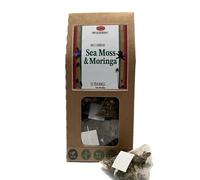 Sea Moss & Moringa Tea in heat sealed bio-degradable Tea bags
