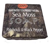 Sea Moss, Patchouli & Black Pepper soap 120g