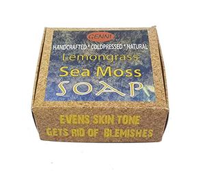 Sea Moss Soaps Handcrafted & Artisan made with wildcrafted Sea moss and lemongrass & Citronella 100% Vegan 120g