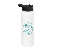 Sea Mystical Turtle Oceanic Astrology Love Stainless Steel Insulated Water Bottle