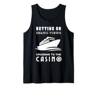 Sea-Nic Views Cruising to The Casino Roulette Nautical Pun Tank Top