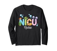 Sea NICU Nurse Ocean Nursing Neonatal Intensive Care Nicu Long Sleeve T-Shirt