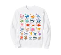 Sea Ocean Animals Learning Alphabet, Marine Biology Lover Sweatshirt