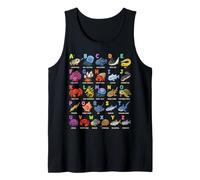 Sea Ocean Animals Learning Alphabet, Marine Biology Lover Tank Top