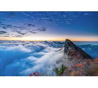 Sea of clouds and solitary peak-5000-Piece Puzzle Toy for Adults: Brain Challenge and Friendship Gift Leisure, Entertainment, Party Decoration 14 years+