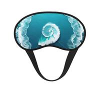 Sea of Love Blackout Sleep Mask,Soft Polyester, Anti-Light, Stylish,Suitable for Men and Women,for Daily Work and Outdoor Travel.