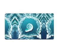 Sea of Love Extra Large Rubber Mouse pad 16x29.5in, Strong Adhesion, Durable, Suitable for a Wide Range of Occasions