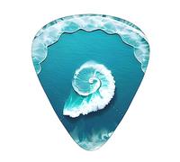 Sea of love the 12-piece guitar picks include three picks: thin, medium and heavy. suitable for electric, acoustic and bass guitars of all strengths