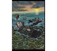 Sea Otter 5.5in x 8.5in Journal / Notebook with lined pages