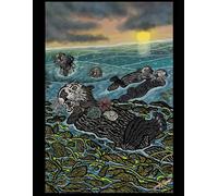 Sea Otter 8.5in X 11in Journal / Notebook with lined pages