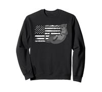 Sea Otter Cartoon American Flag Animal Sweatshirt