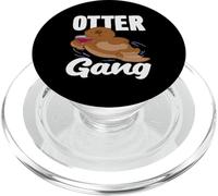 Sea Otter Cartoon Gang Funny Animal Love PopSockets PopGrip for MagSafe