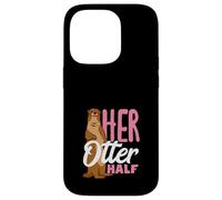 Sea Otter Cartoon Her Otter Half Case for iPhone 14 Pro