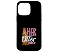 Sea Otter Cartoon Her Otter Half Case for iPhone 14 Pro Max