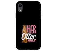 Sea Otter Cartoon Her Otter Half Case for iPhone XR