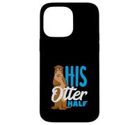 Sea Otter Cartoon His Otter Half Case for iPhone 14 Pro Max