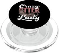 Sea Otter Crazy Otter Lady Animal Love PopSockets PopGrip for MagSafe