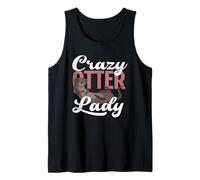 Sea Otter Crazy Otter Lady Animal Love Tank Top