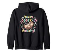 Sea Otter, Funny Odd Saying Zip Hoodie
