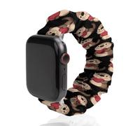 Sea Otter Heart Funny Stretch Bands Compatible with IWatch Replacement Smart Watch Strap