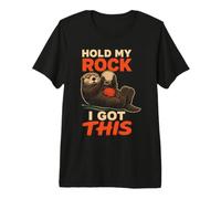 Sea Otter Kelp Forest Marine Biology Coastal Wildlife Gift Premium T-Shirt