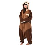 Sea Otter Kigurumi Costume, Brown, XL