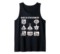 Sea Otter Merch Geometry Math Otter Stuff Vintage Sea Otters Tank Top