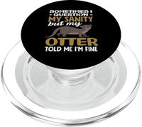 Sea Otter Question My Sanity Animal Lover PopSockets PopGrip for MagSafe